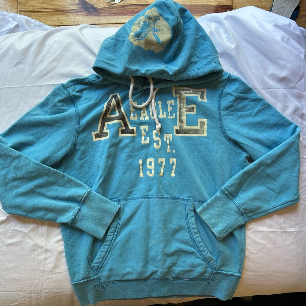 American Eagle Outfitters Blue Hoodie